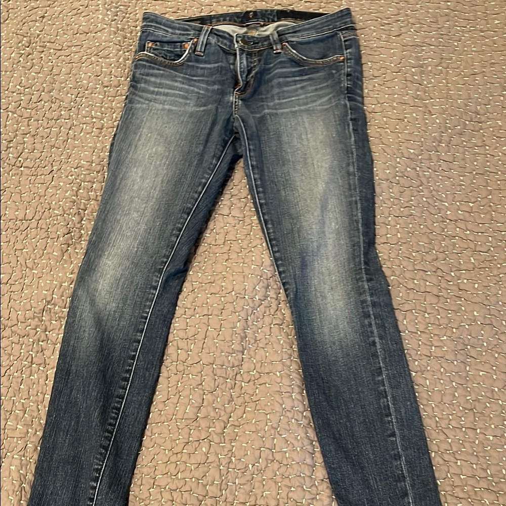 EUC Bluer Classic Blue Denim Jeans Jinny sz 27R